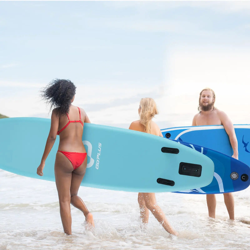 10/11 Feet Inflatable Stand Up Paddle Board with Premium SUP Accessories by DirectDeals