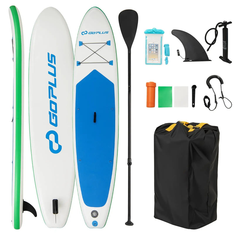 11 Feet Premium SUP Inflatable Stand Up Paddle Board with Accessories and Repair Kit-L by DirectDeals