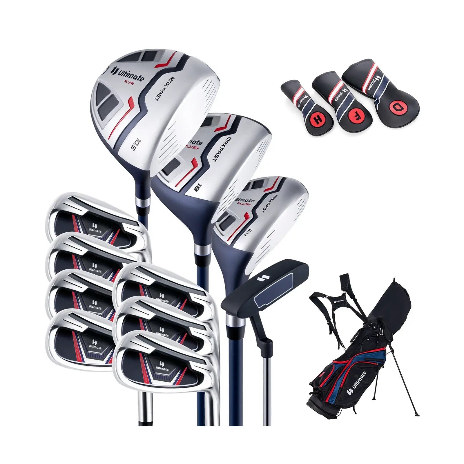 11 Pieces Complete Golf Club Package Set by DirectDeals