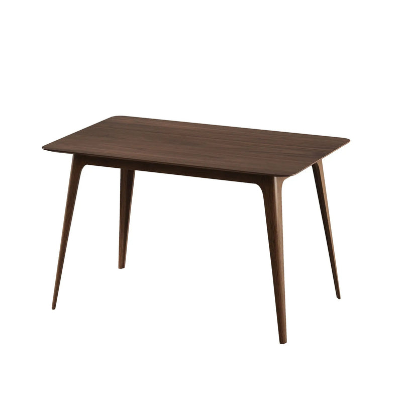 5 Piece Dining Set With 1 Table And 4 Upholstered Chairs - Brown / Walnut by HouseOfZazla