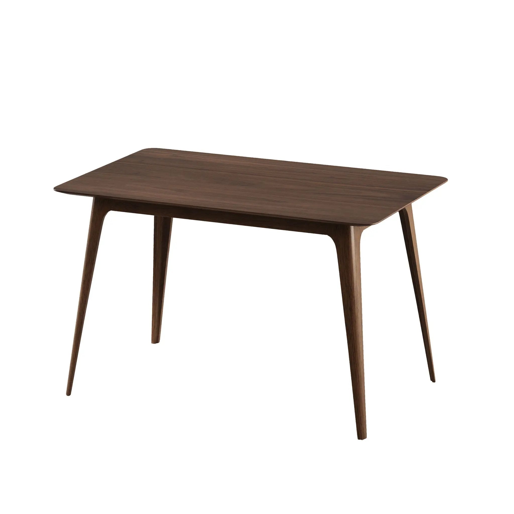 5 Piece Dining Set With 1 Table And 4 Upholstered Chairs - Walnut / Black by HouseOfZazla