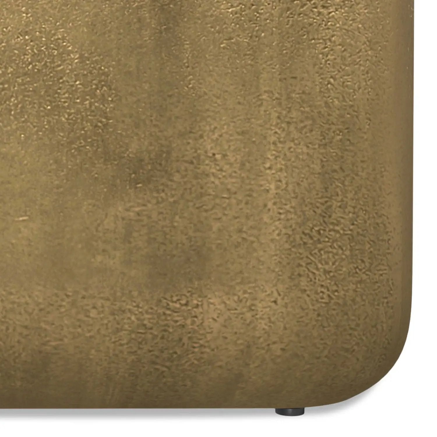Bassett - Cast Aluminum Side Table - Brown by HouseOfZazla