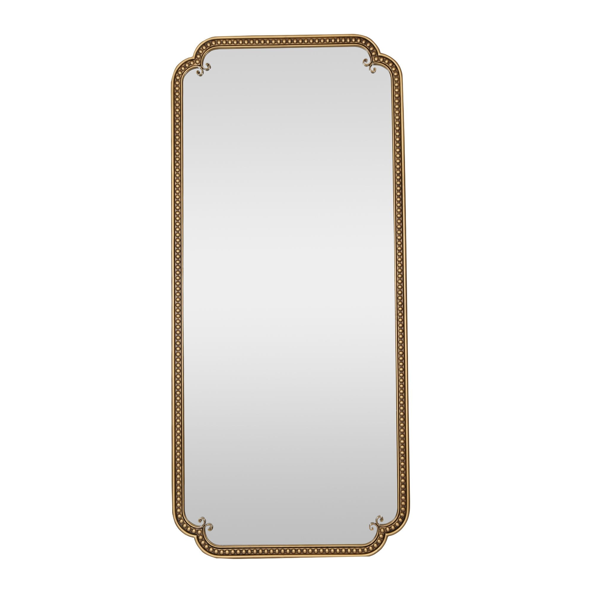 Full Length Mirror With Stand, Floor Standing Dressing For Bedroom - Antique Gold by HouseOfZazla