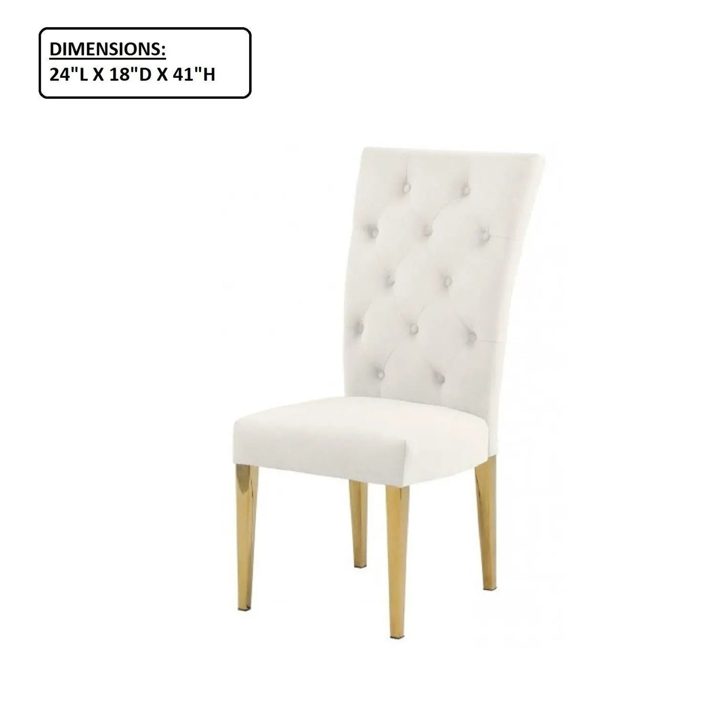 Modern Design Upholstered Dining Chair (Set of 2) by HouseOfZazla