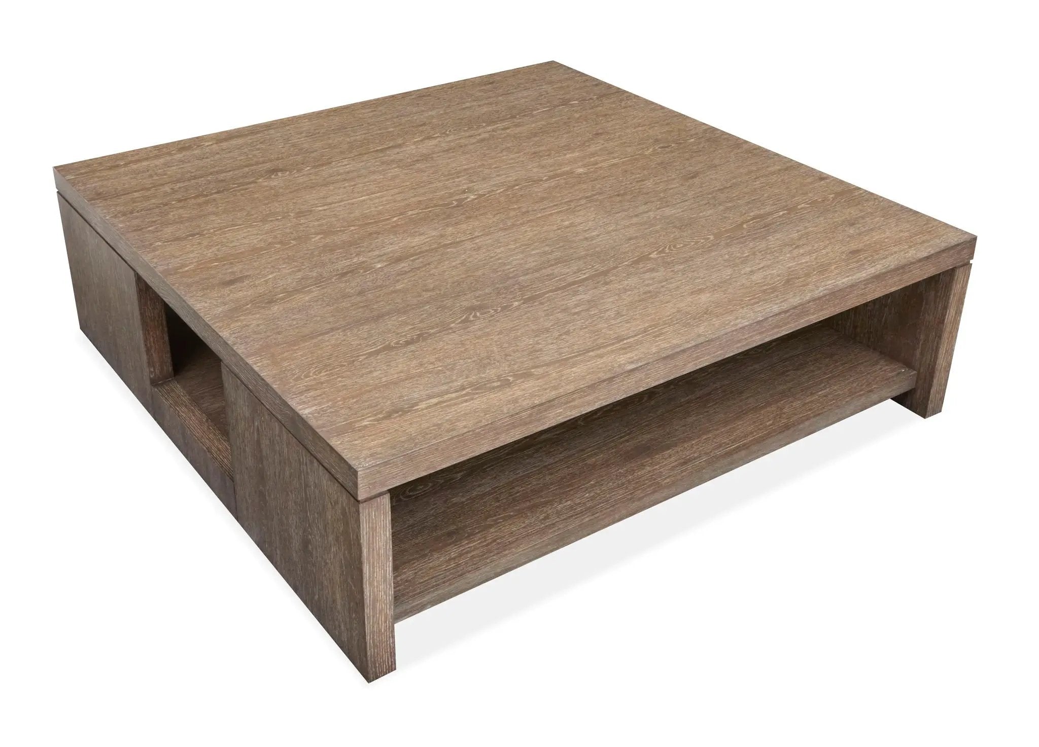 Cypress - Square Cocktail Table With Casters - Spiced Brown by Unique Piece Furniture