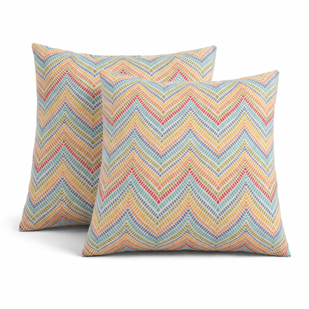 6 Pack Outdoor Pillow Covers - 18x18 Inch by HouseOfZazla