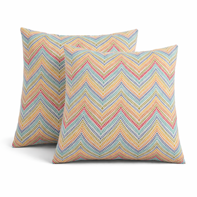 6 Pack Outdoor Pillow Covers - 18x18 Inch by HouseOfZazla