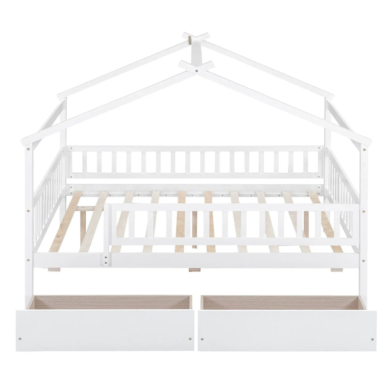 House Bed With 2 Drawers by HouseOfZazla