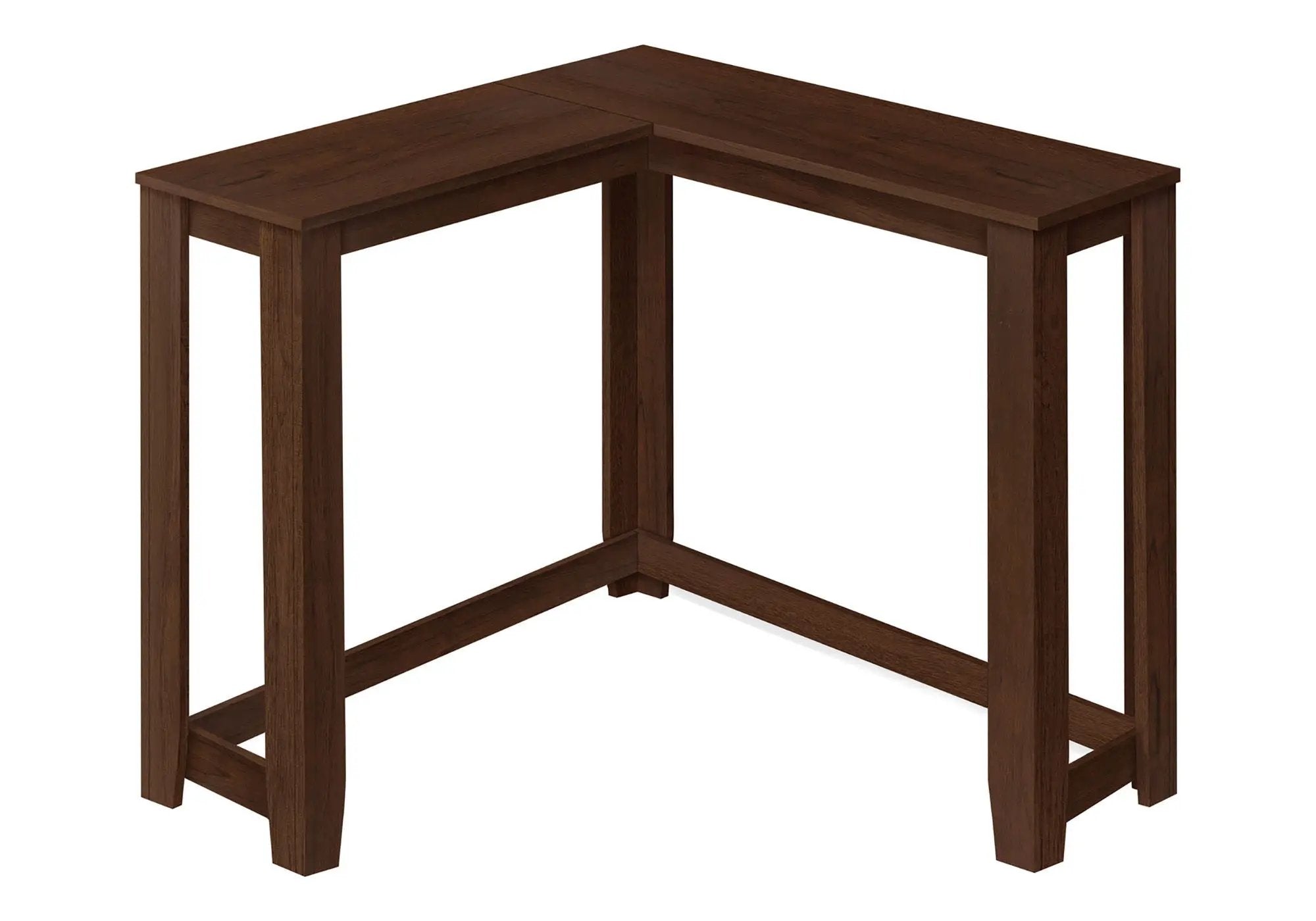 Corner Accent Console Table For Entryway, Contemporary & Modern - Cherry by HouseOfZazla