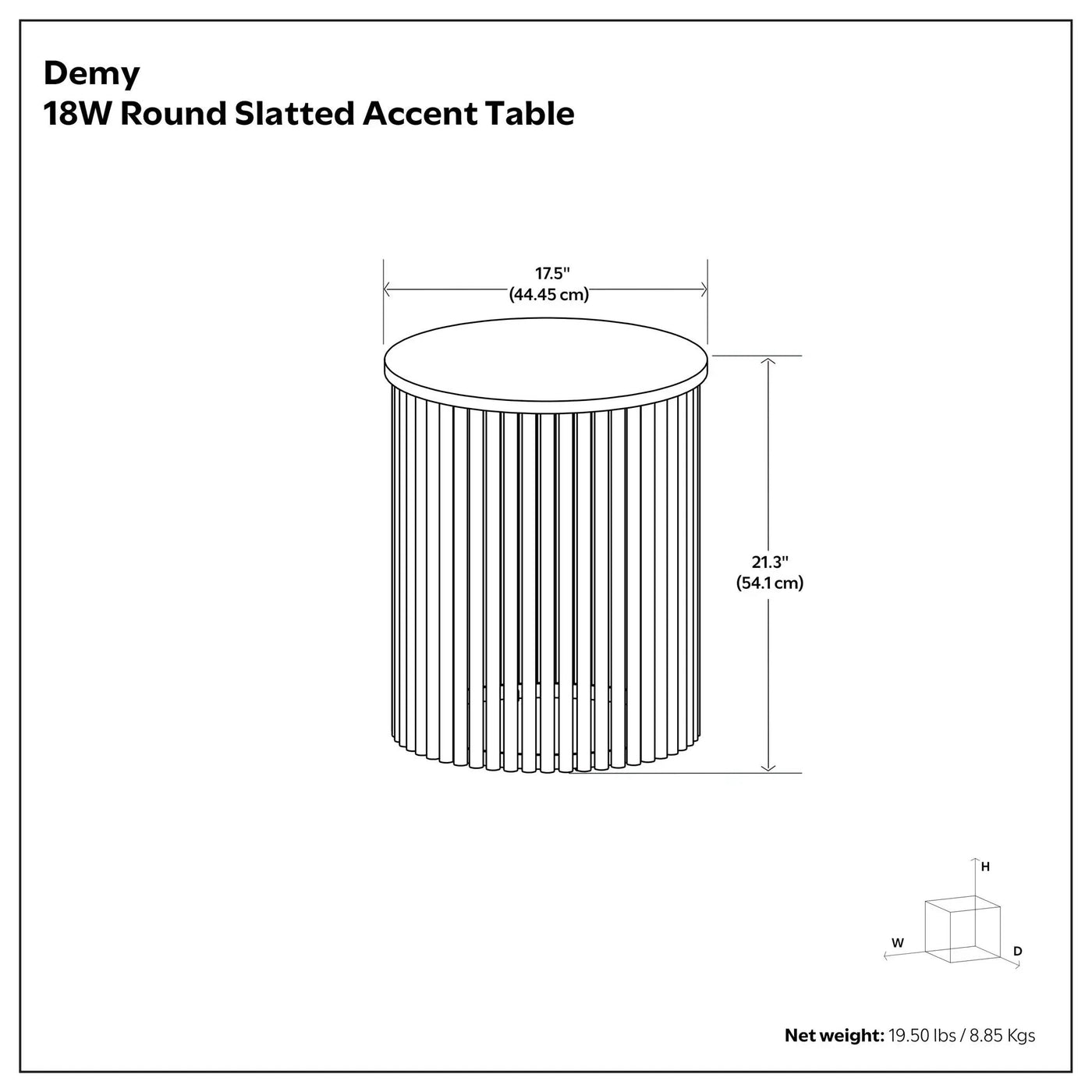 Demy - Handcrafted Metal Accent Table by Unique Piece Furniture