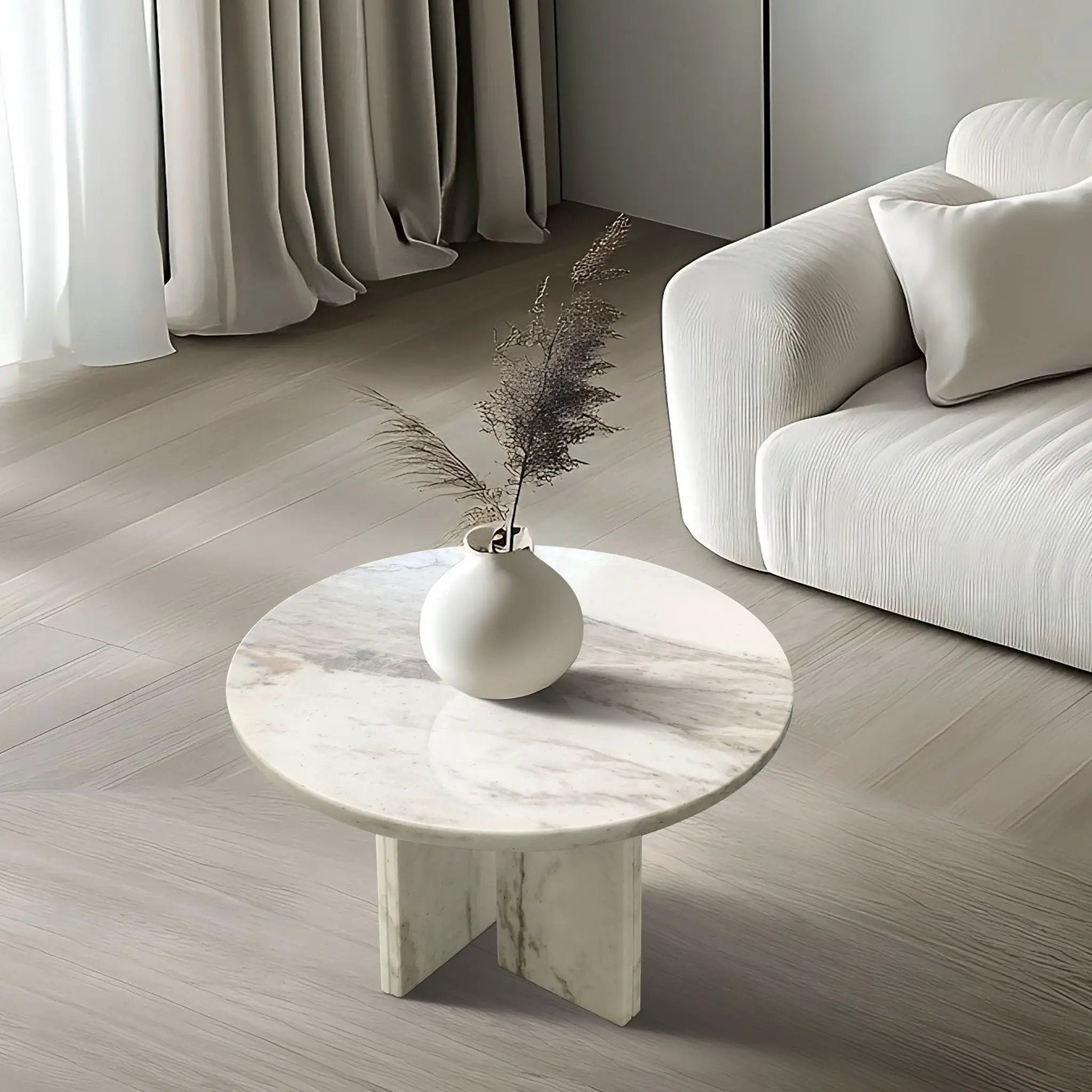 Luxury Coffee Table With Unique Veining, Unique Stone Design