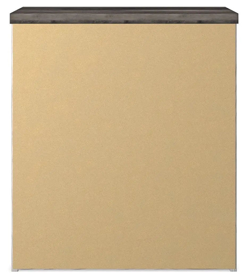 Gerridan - Two Drawer Night Stand - White / Gray by Unique Piece Furniture