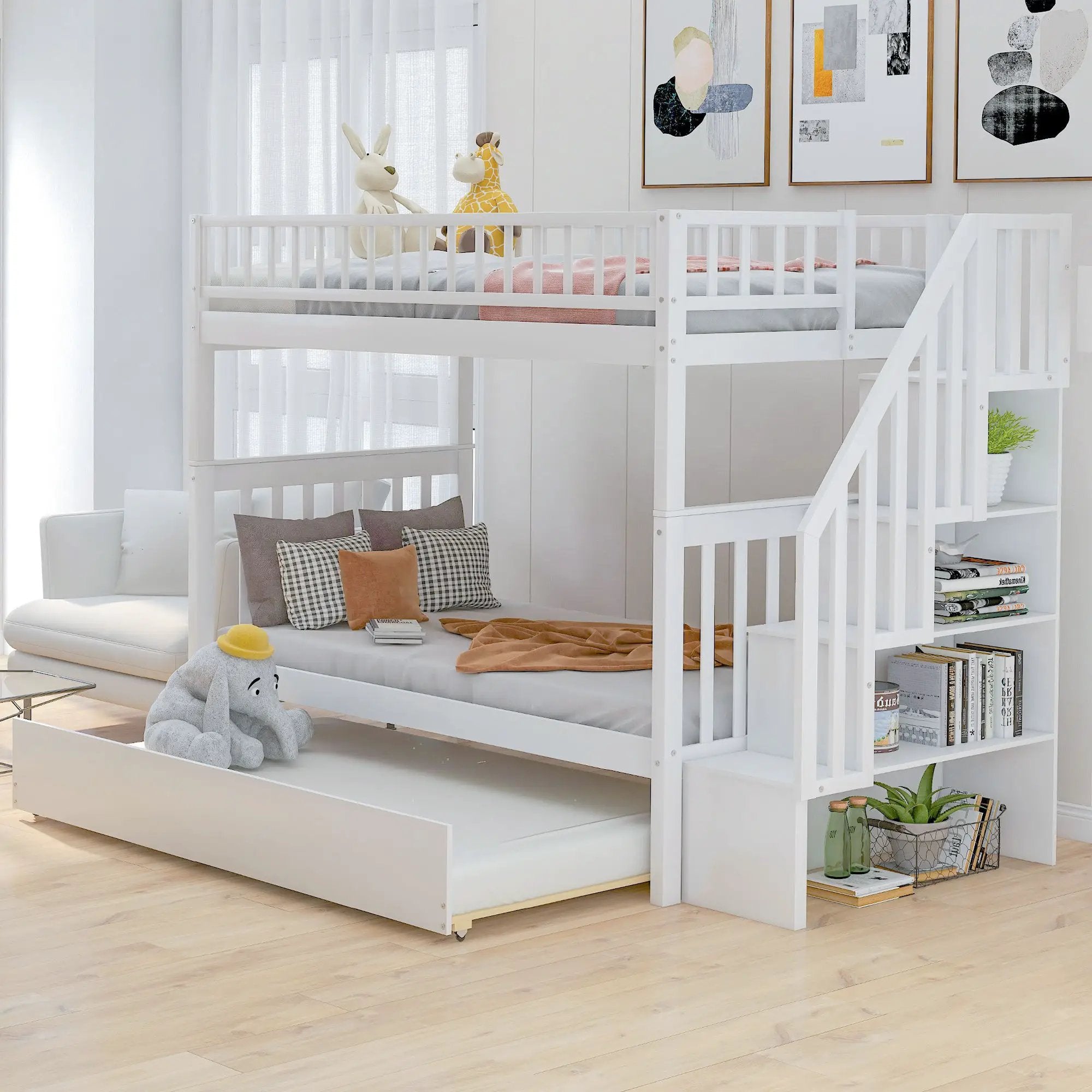 Bunk Bed With Staircase by Unique Piece Furniture