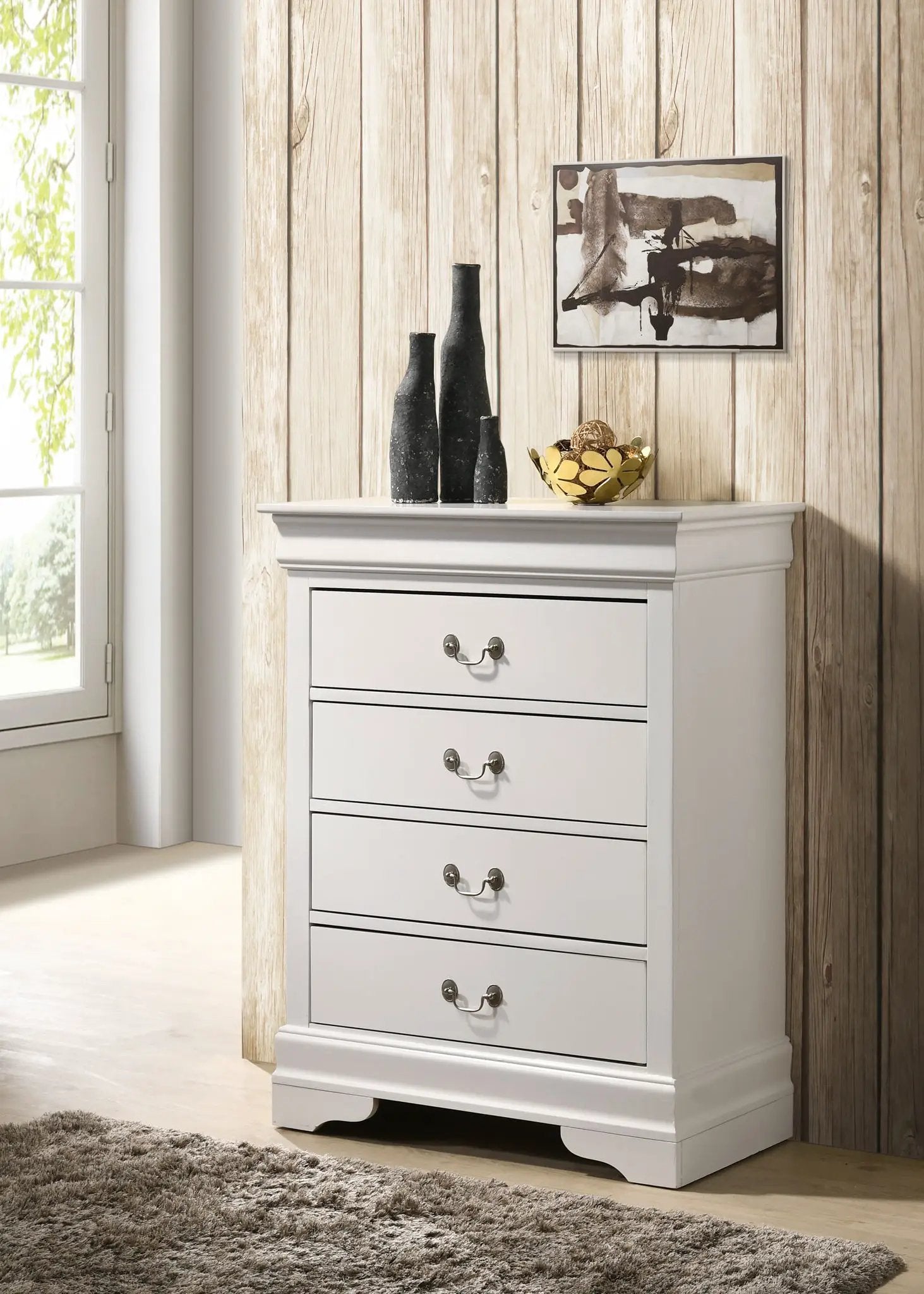 Louis Phillipe - Traditional Style Storage Chest Elegant by Unique Piece Furniture