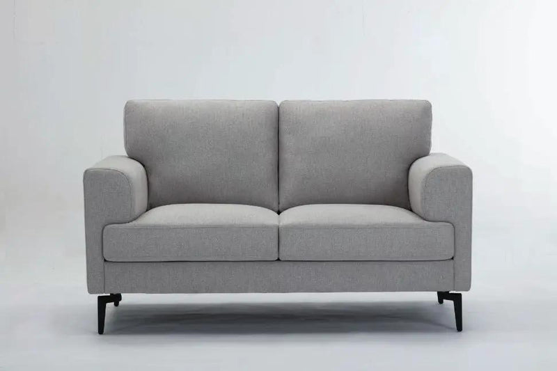 Kyrene - Loveseat - Light Gray Linen by Unique Piece Furniture