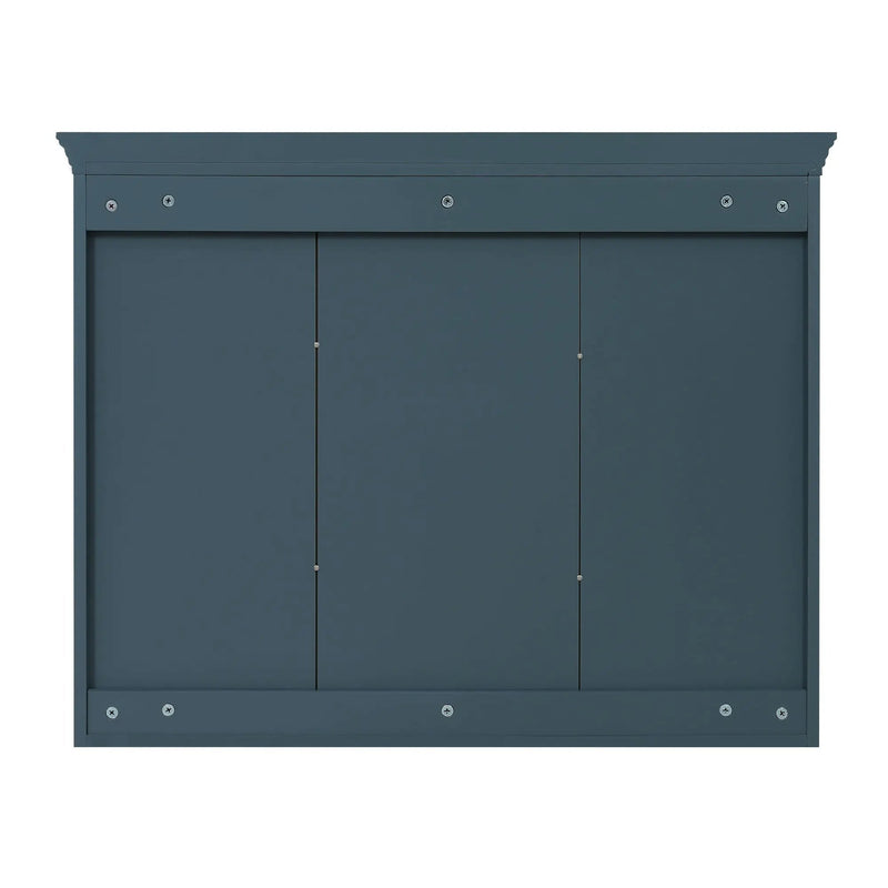 Wall Mount Mirror Cabinet With Adjustable Shelves, Soft Closing Hinges