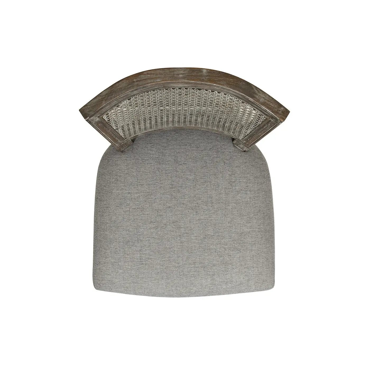 Triomphe - Rattan Wicker High Back Armless Counter Bar Stool by Unique Piece Furniture