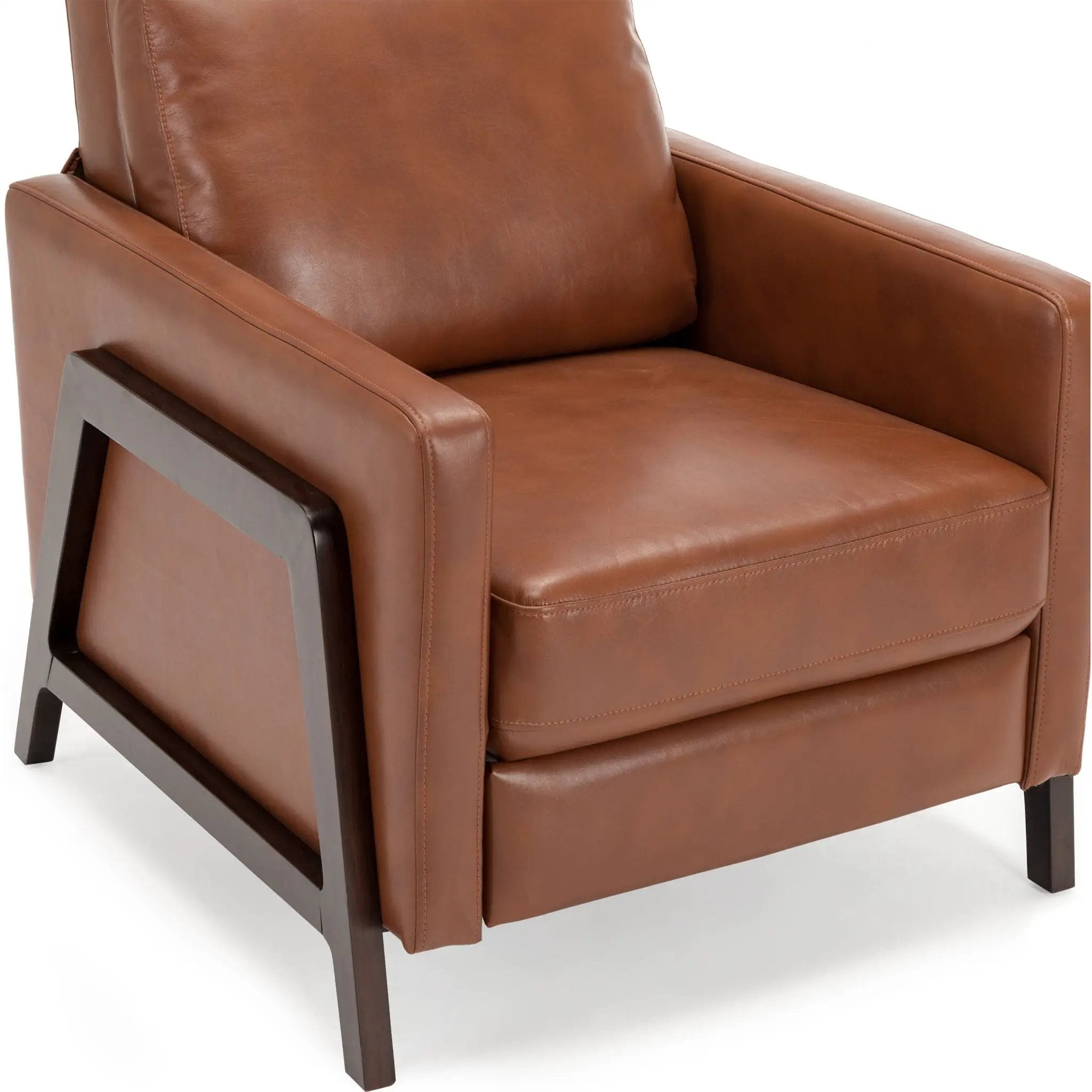 Madeline - Push Back Recliner - Caramel by HouseOfZazla