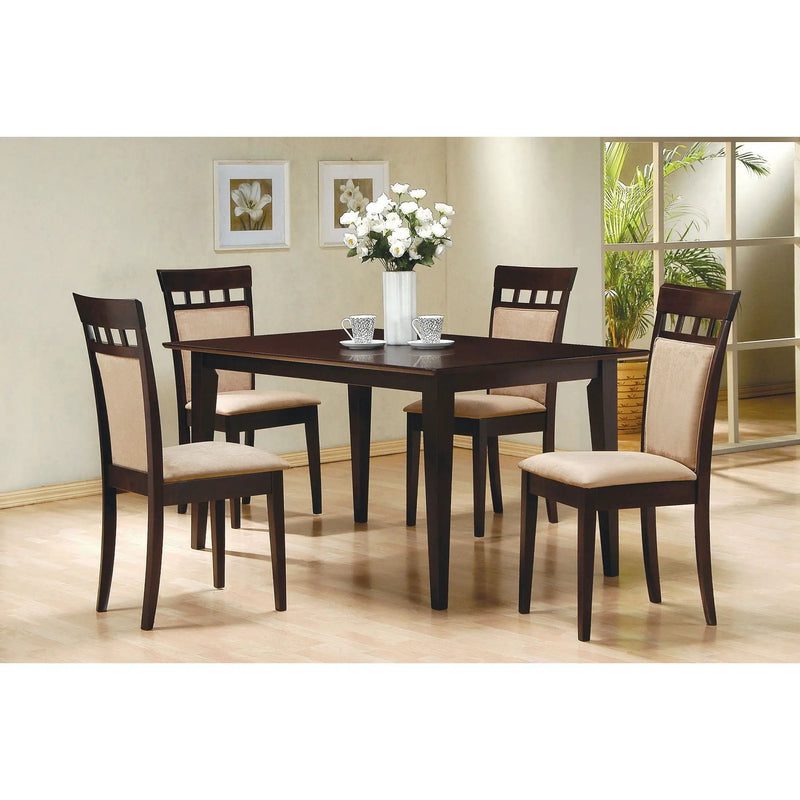 Henin - Rectangle Dining Table - Cappuccino by HouseOfZazla