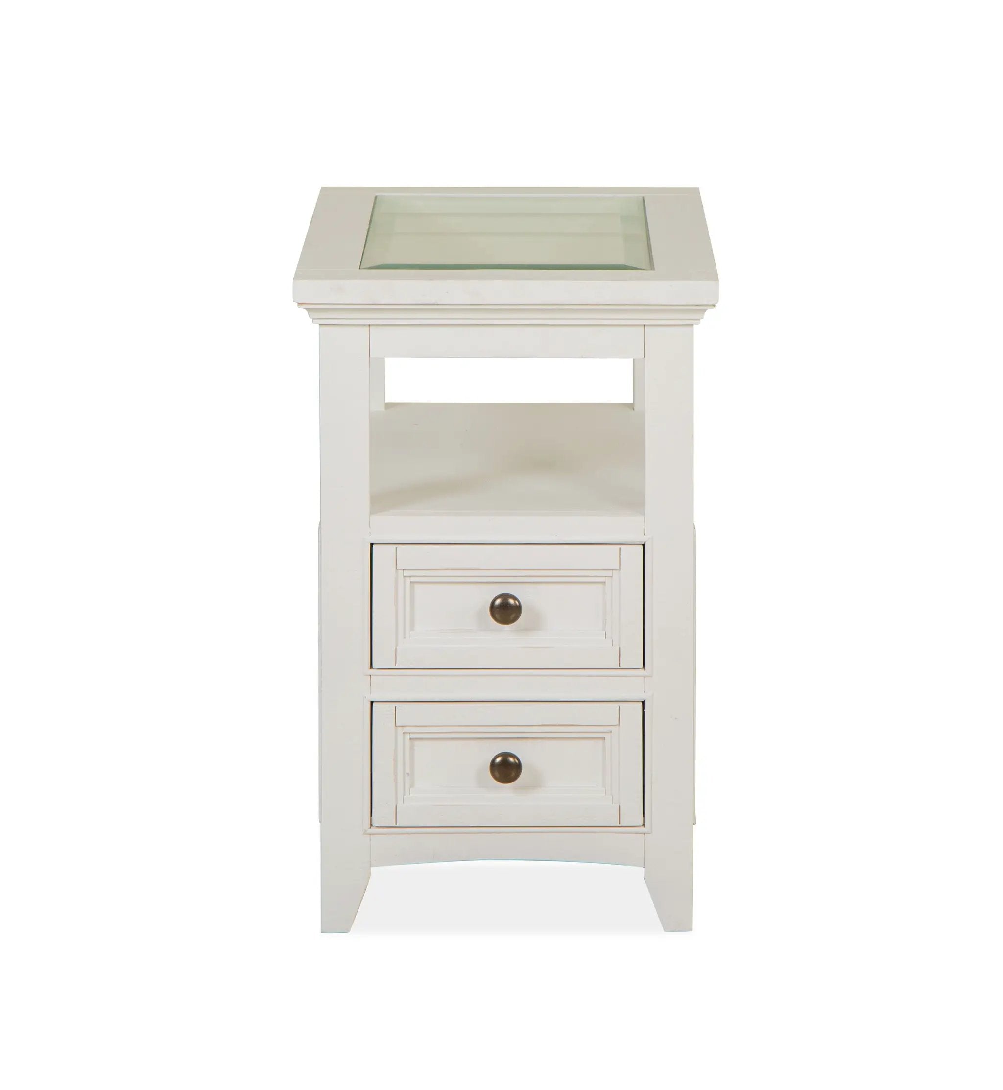 Heron Cove - Chairside End Table - Chalk White by Unique Piece Furniture
