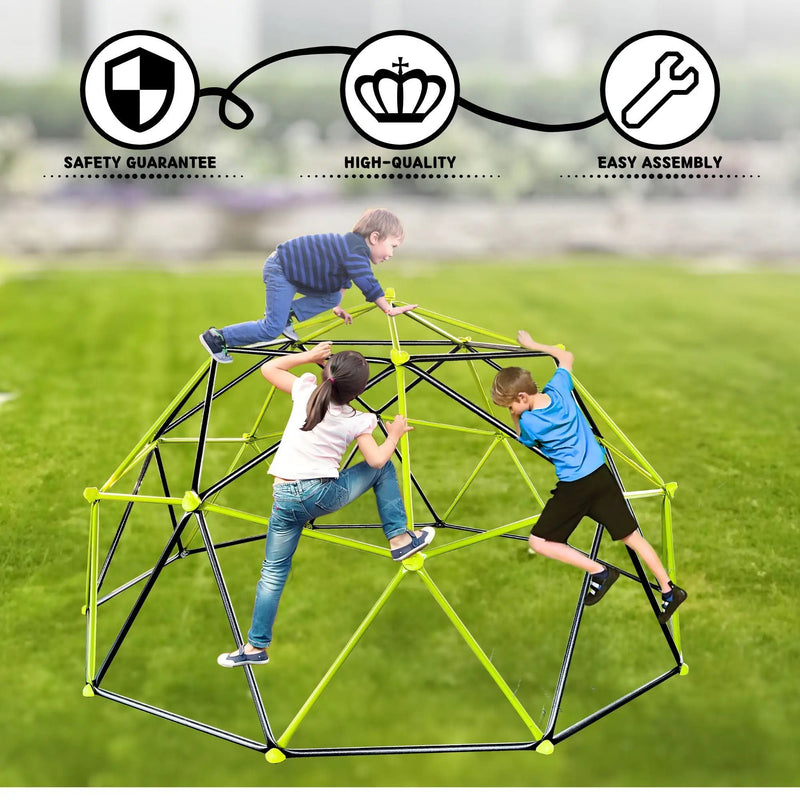 10 Sided Climbing Frame For Outdoor Playground With Colorful Climbing Stones by HouseOfZazla