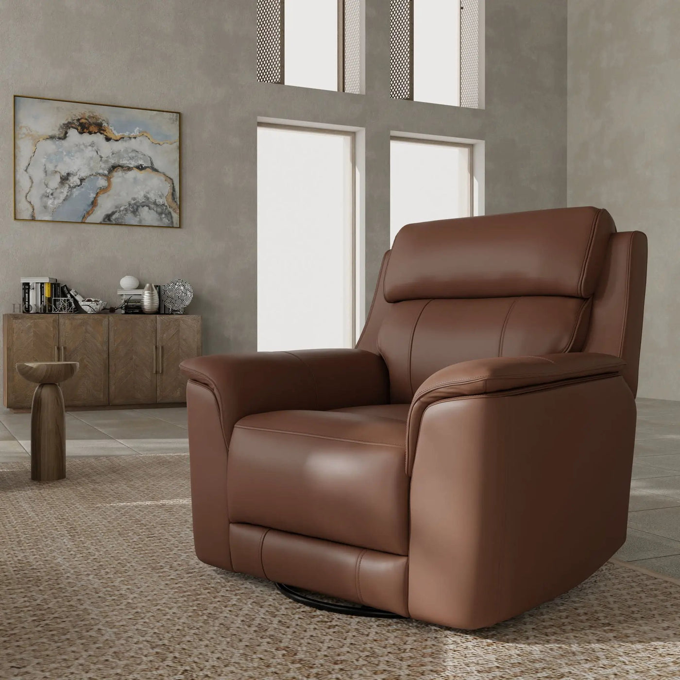 Oslo - Manual Swivel Glider Recliner by Unique Piece Furniture