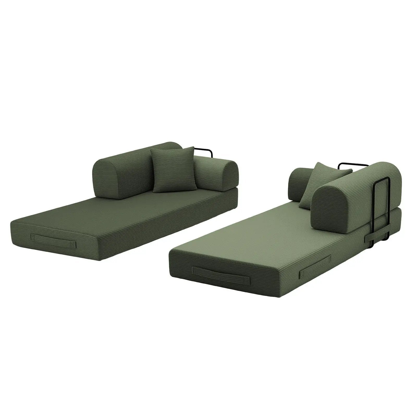 Convertible Sleeper Sofa Bed, Floor Lounge Couch For Living Room
