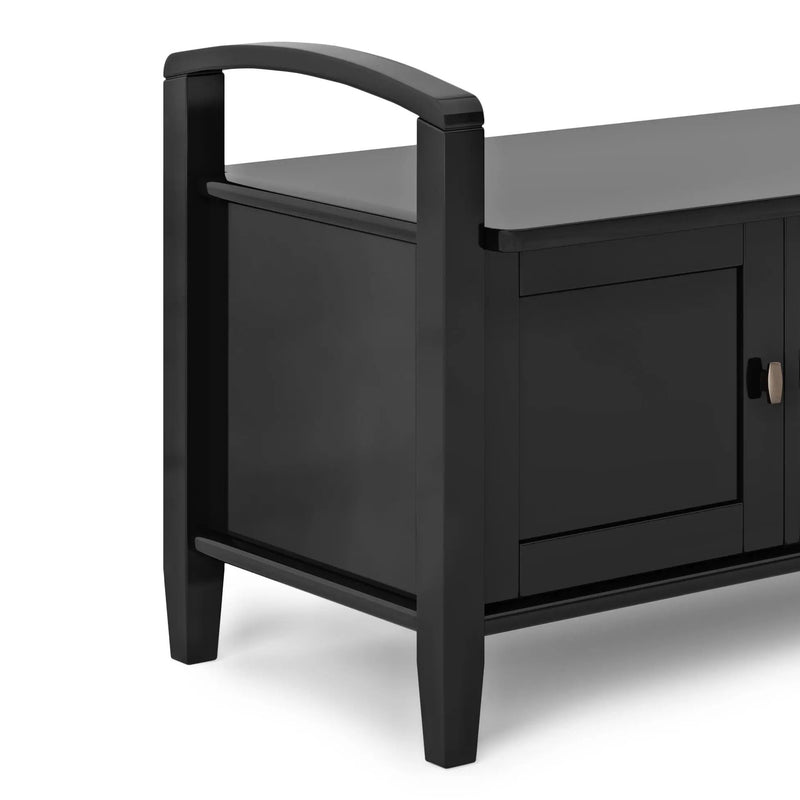 Warm Shaker - Handcrafted Entryway Storage Bench by Unique Piece Furniture