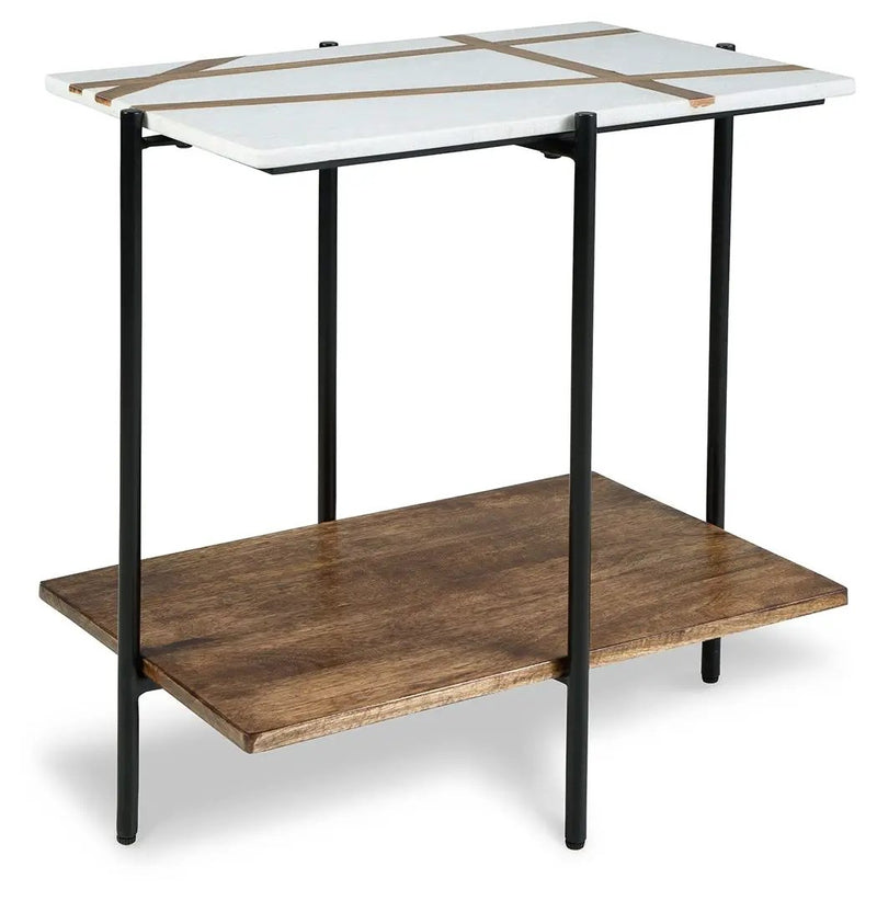 Braxmore - Accent Table - White / Light Brown by Unique Piece Furniture