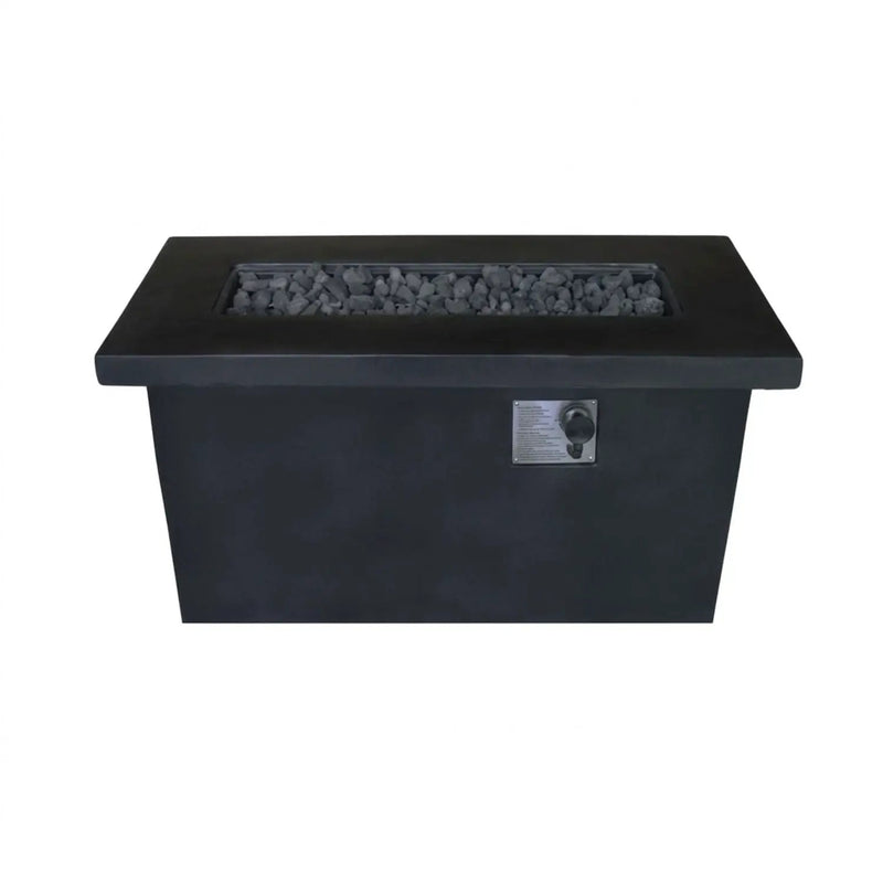 Propane / Natural Gas Outdoor Fire Pit Table - Charcoal by HouseOfZazla