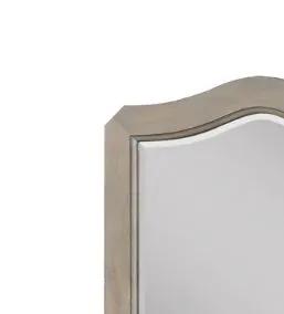 Scallop Shaped Mirror - White Poplar by Unique Piece Furniture
