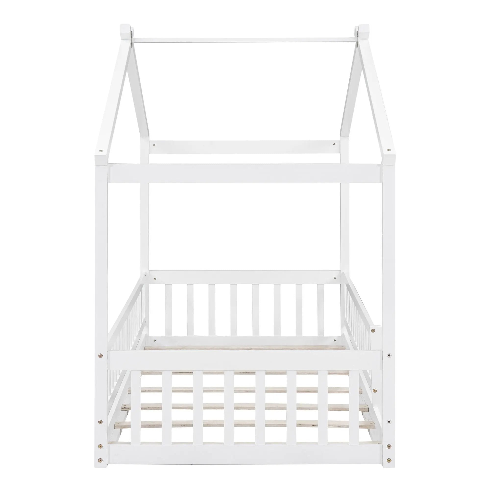 Bed House Bed Frame With Fence