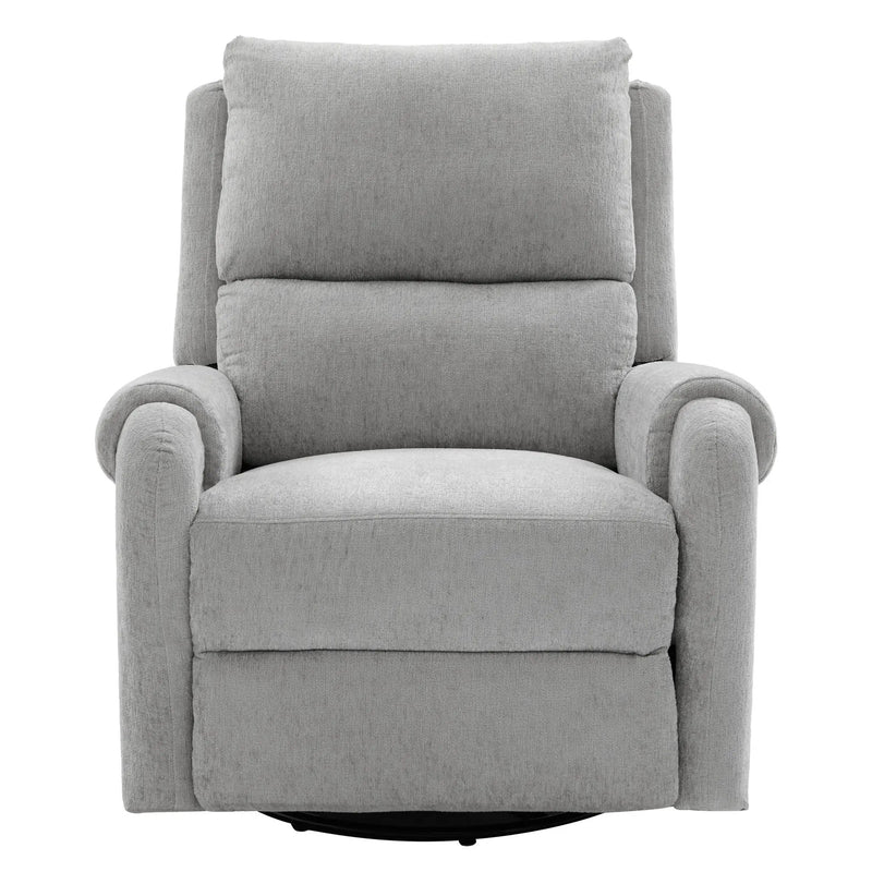 Manual Recliner Massage Chair With Swivel Rocker, 8 Massage Modes, Side Storage Pocket by Unique Piece Furniture
