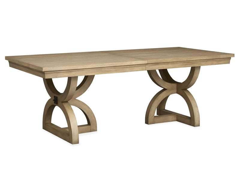 Coventry - Extendable Trestle Dining Table - Honey Wheat by Unique Piece Furniture