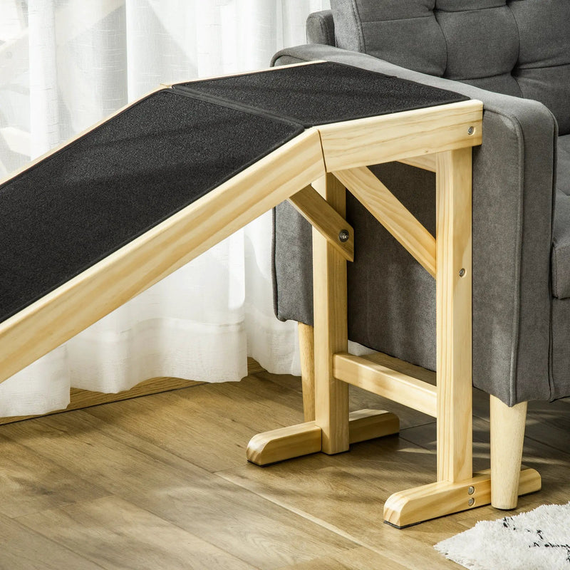 PawHut Dog Ramp for Bed with Non-Slip Carpet by HouseOfZazla