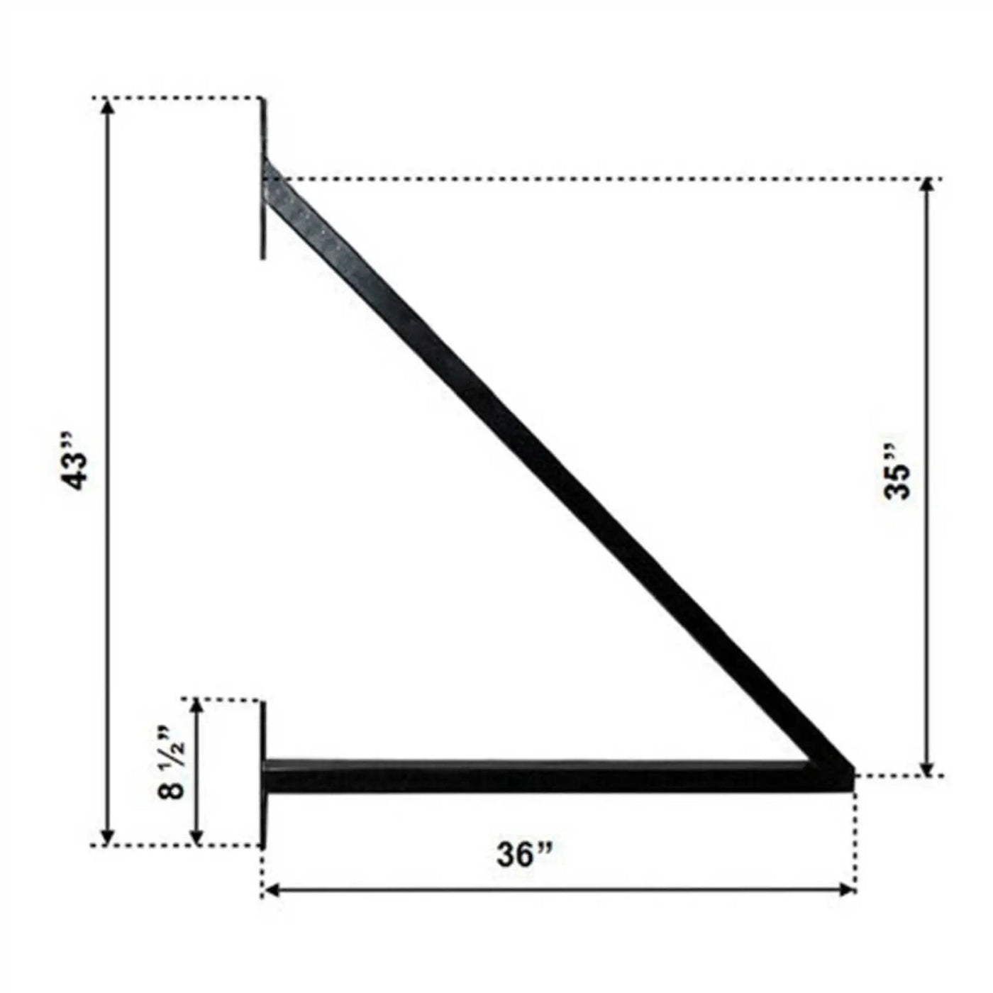 [12-18FT] Heavy-Duty St. Louis-Style Steel Sliding Driveway Gate (SAK64978) by SAKSBY WHOLESALE