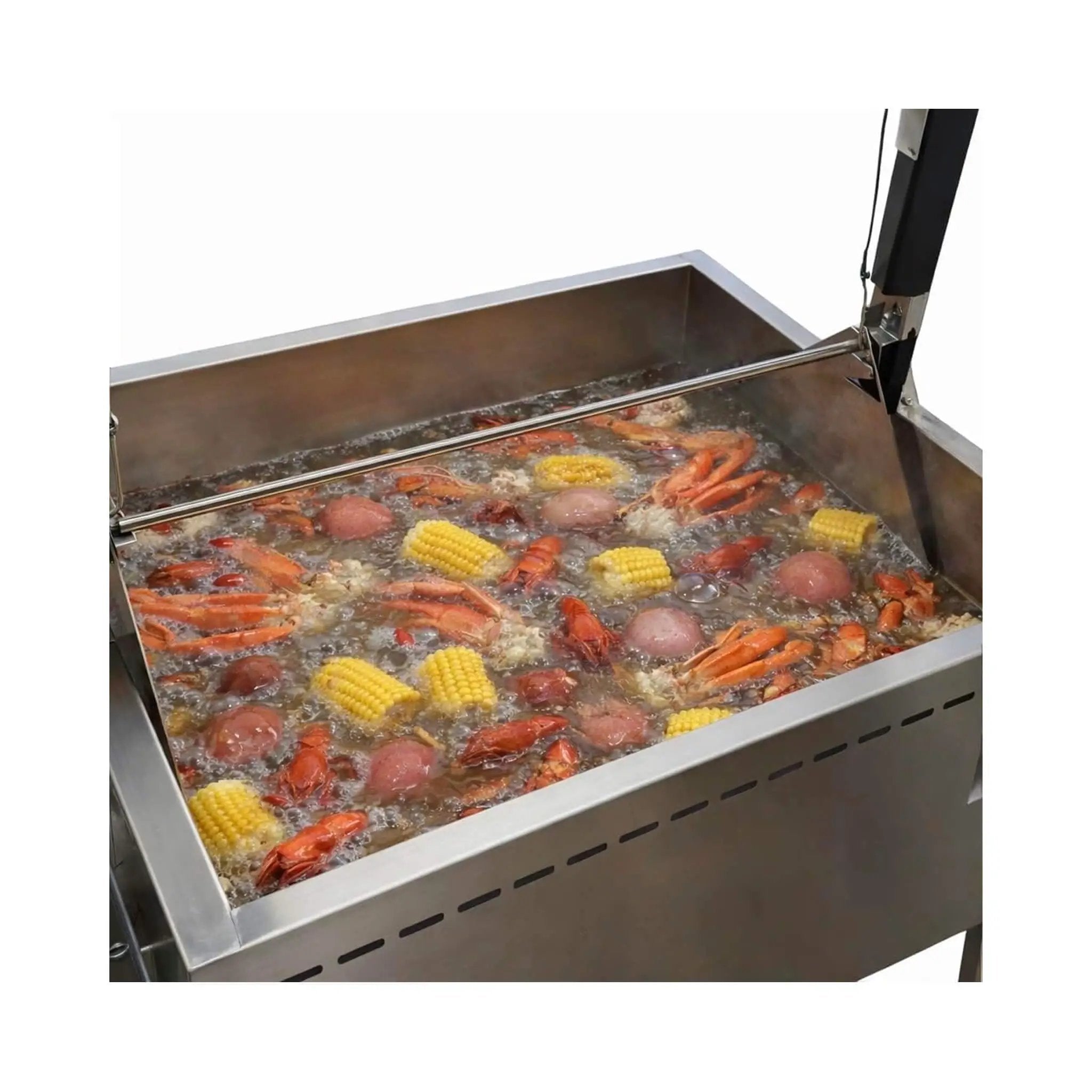 12-Gallon Commercial Outdoor Propane Deep Fryer With Cart (SAK69023) by SAKSBY WHOLESALE
