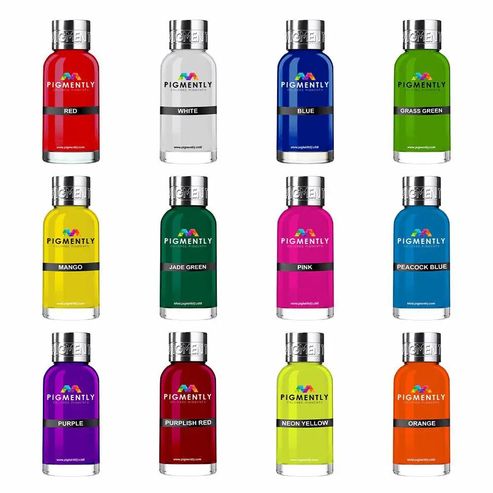 12 Color Bundle of Epoxy Resin Dyes by UltraClear Epoxy