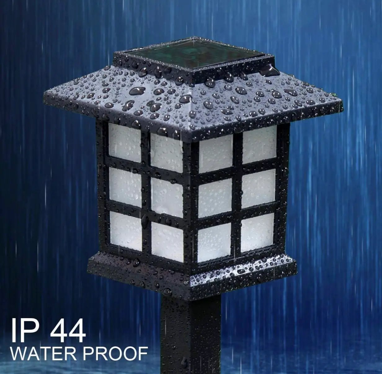 12 Pack Solar Pathway Lights Outdoor, Waterproof Outdoor Solar Lights-Asian Style by Outdoor Solar Outlet