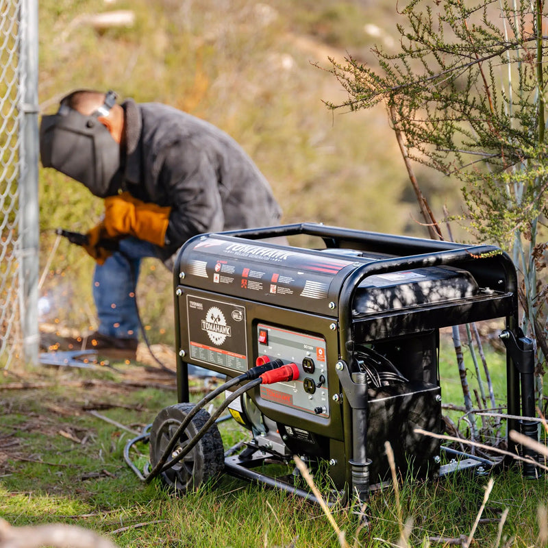 120 Amp Engine Driven Welder Generator 2200 Watt 7 HP Gas Powered by Tomahawk Power