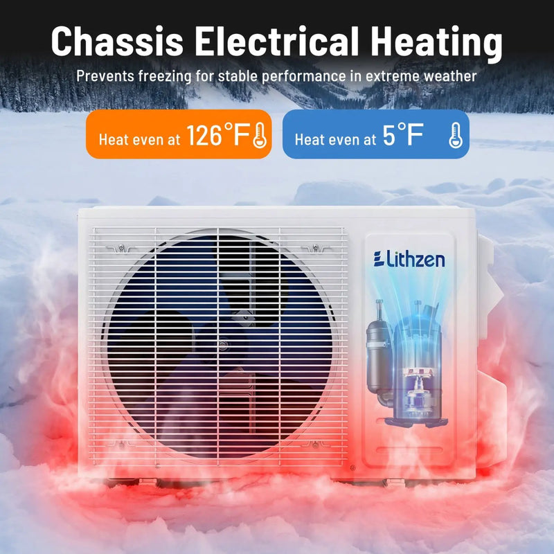 12000 BTU 18.1 SEER2 115V Mini Split Air Conditioner Works with Alexa by DirectDeals