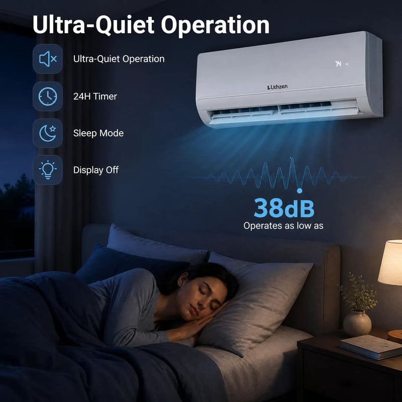 12000 BTU Mini Split Air Conditioner & Heater with WiFi by DirectDeals