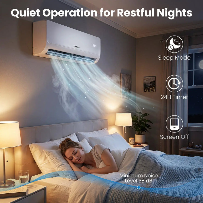 12000 BTU Mini Split Air Conditioner & Heater with WiFi by DirectDeals