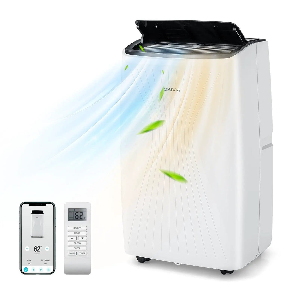 12000 BTU Portable Air Conditioner with Heat and Smart WiFi, photo 12 of 16