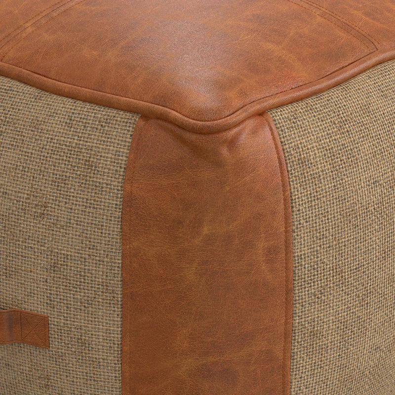Atkinson - Pouf - Tan by Unique Piece Furniture