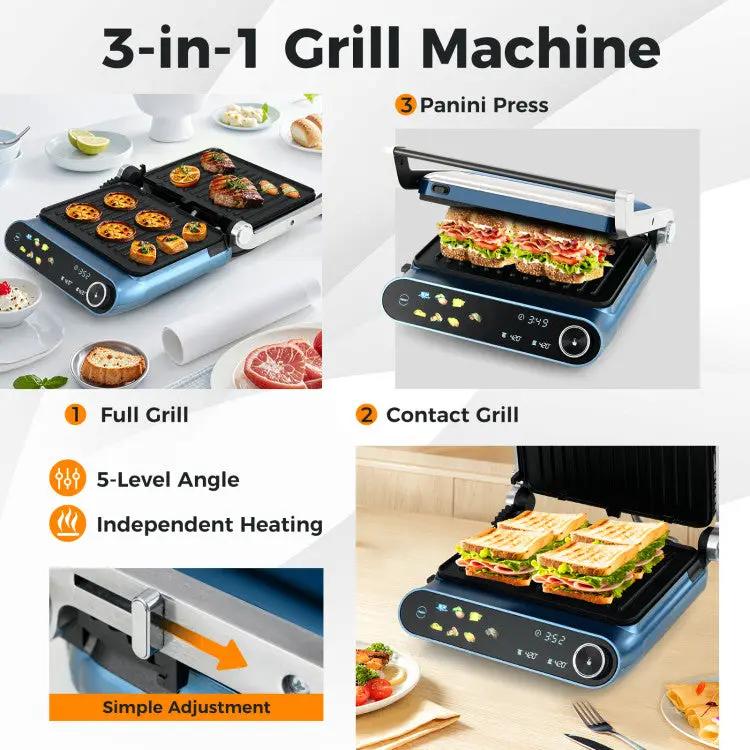 1200W Press Grill with LED Display by DirectDeals