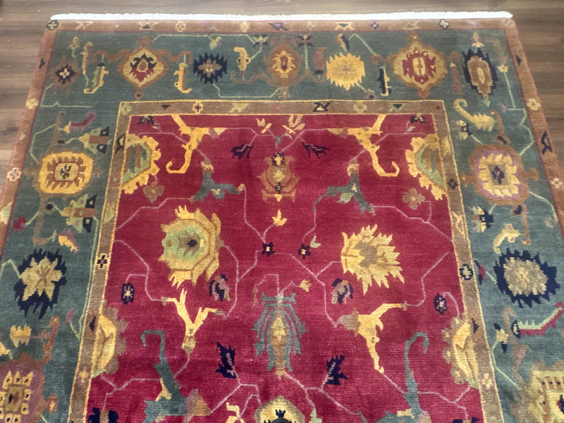 Tufenkian Rug 8x10, Tibetan Room Sized Carpet, Soft Thick Wool Pile by Jewel Rugs