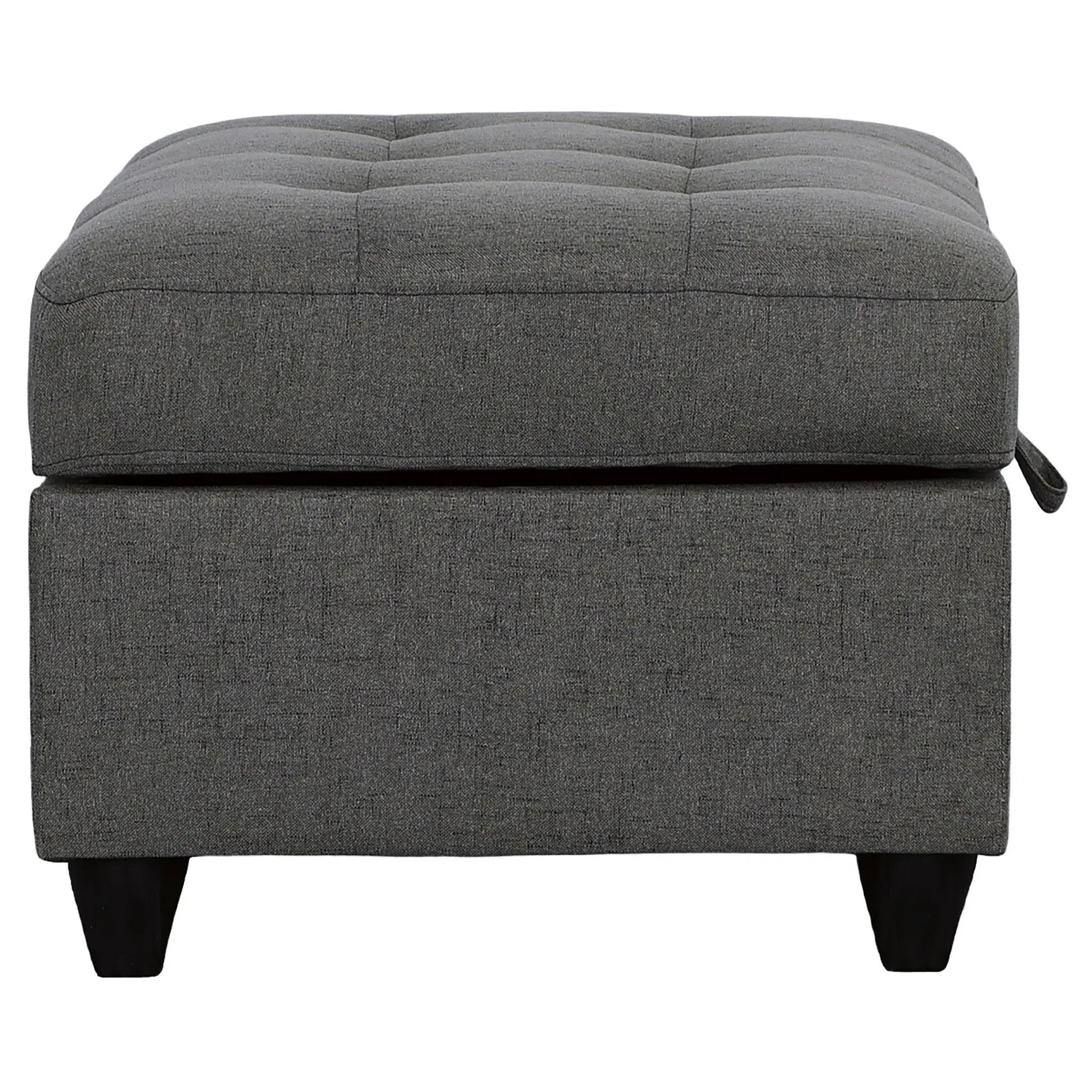 Stonenesse Rectangular Upholstered Storage Ottoman Grey by Unique Piece Furniture