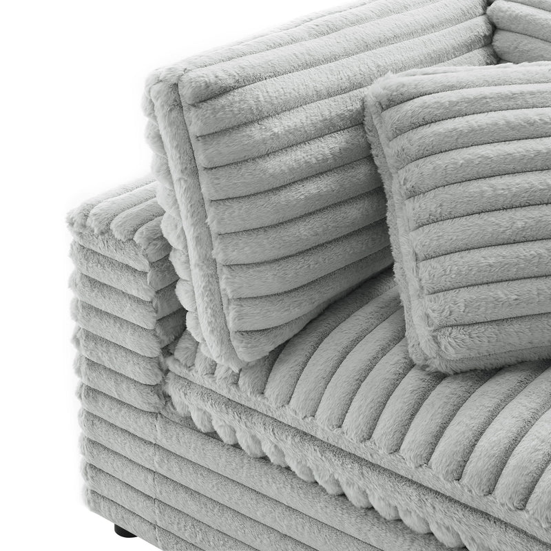 Jenny - 2 Piece Sofa Sectional - Gray by HouseOfZazla