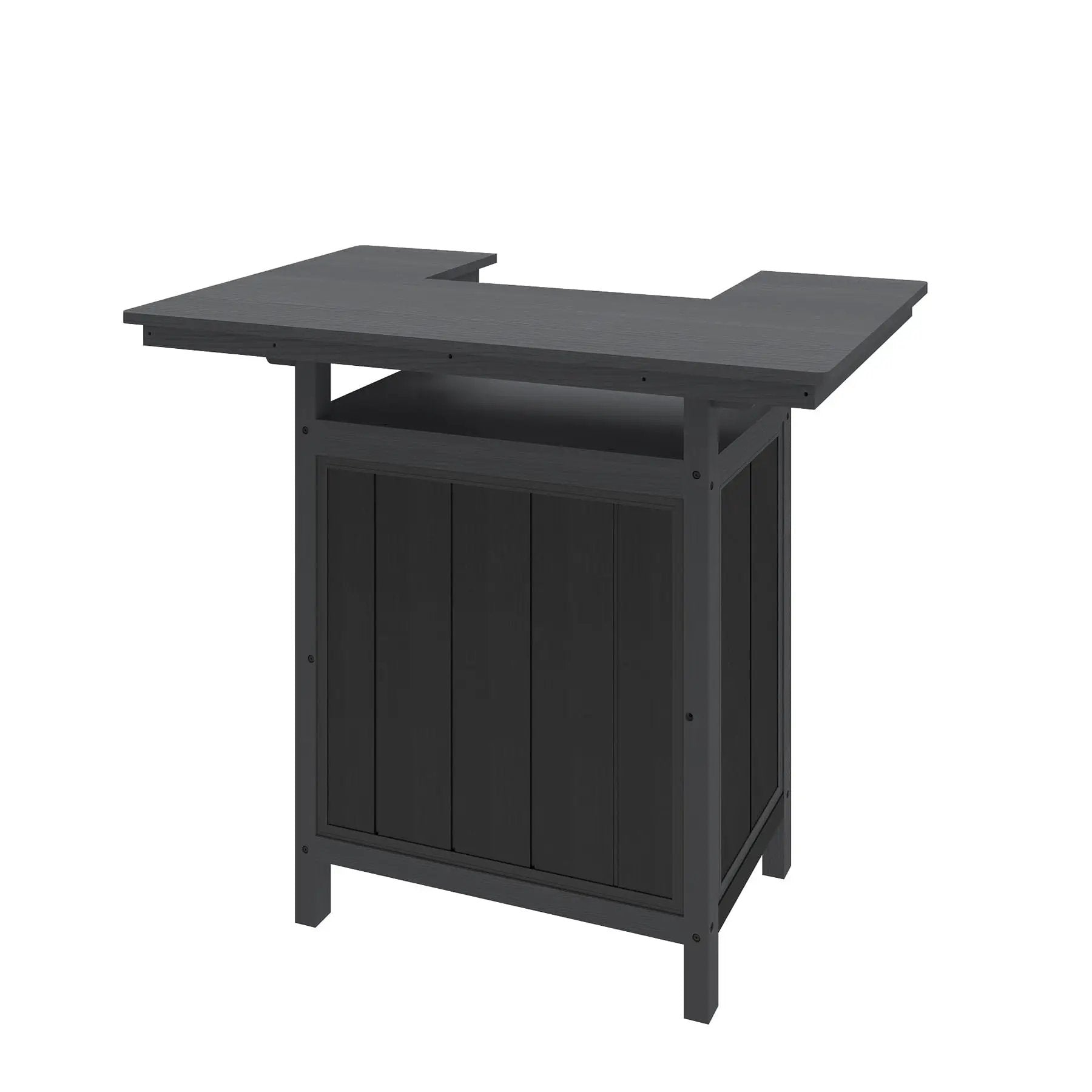 Outdoor Bar Patio Kitchen Island with HDPE & Aluminum Frame by HouseOfZazla